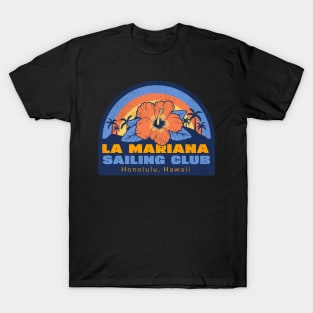 La Mariana Sailing Club Honolulu Hawaii Tiki Bar Hawaiin Vintage Collection T-Shirt